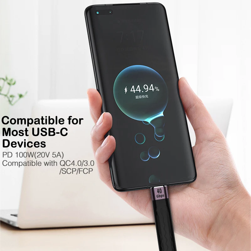 Cable USB‑C 4.0 40Gbps 240W PD 8K@60Hz para MacBook Pro - imagen 5