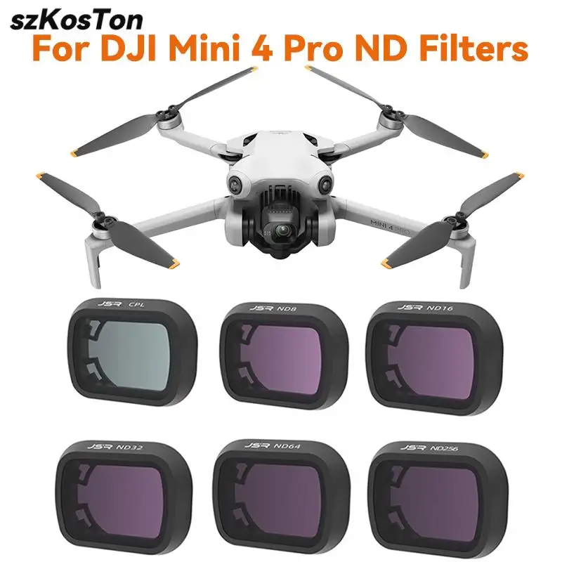 Filtro para DJI Mini 4 Pro, filtros de lente UV CPL ND Star Night NDPL, lentes de cámara polarizados para DJI Mini 4 Pro Drone, accesorios