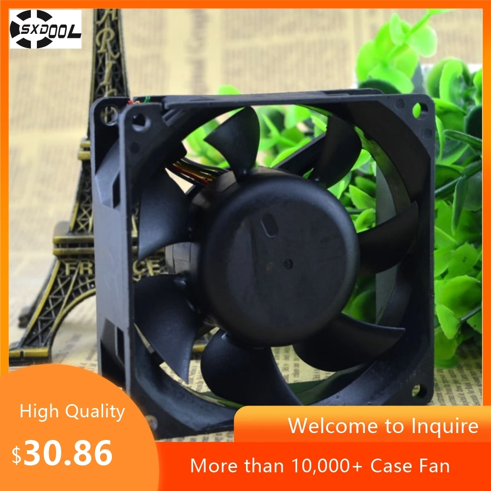 Ventiladores de refrigeración axiales Data0832b4g 80mm 8cm para AVC 80X80X32mm DC 24V 0.67A ventilador enfriador inversor de doble bola - imagen 5