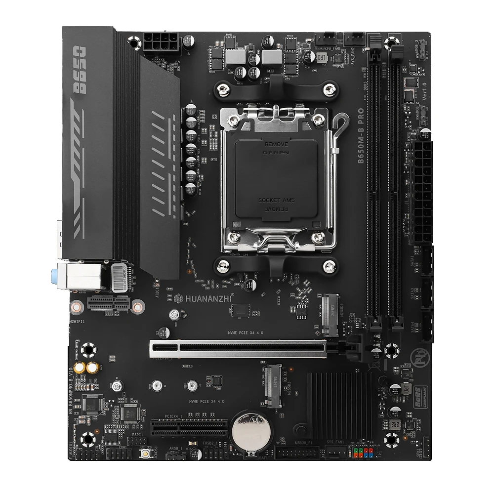 Placa base B650 AM5 Socket ARGB Extend Supoort Ryzen 7000-9000 NVME 4,0 módulo de fuente de alimentación de 8 opciones múltiples - imagen 2