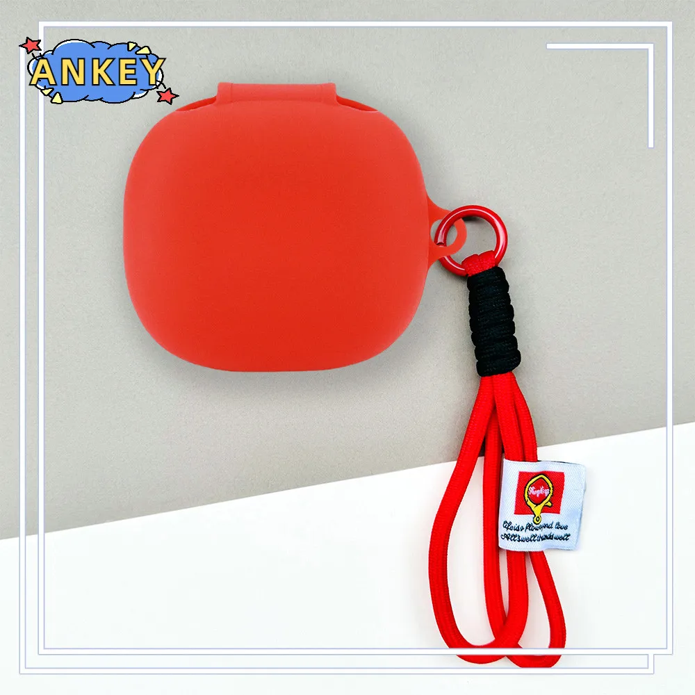 Funda para Samsung Galaxy Buds FE Buds2 Pro Live, cordón protector de nailon, cubierta suave, funda de conchas, accesorios de correa de cuerda de mano - imagen 2