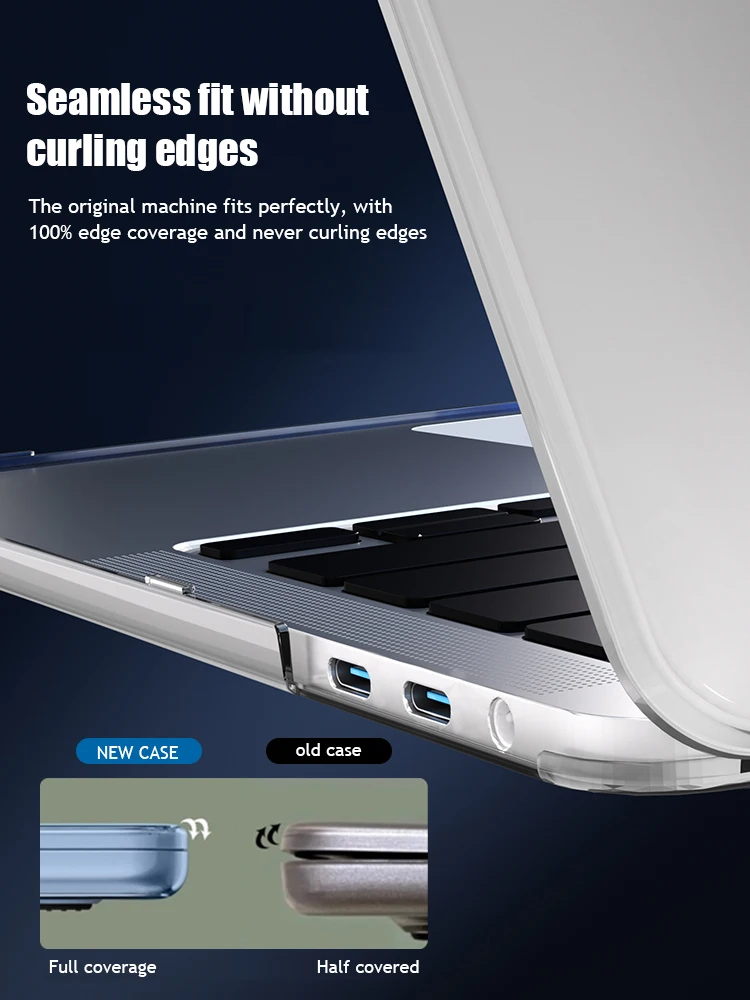 Funda de portátil para Macbook Air 13 15,3 Funda 2025 M4 M3 M2 M1 para Macbook Pro 13 14,2 16,2 Funda Macbook Air Intel, 2020 2017 - imagen 3