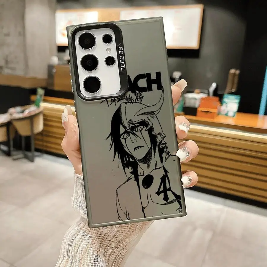 Funda blanda para Samsung Galaxy S24 FE Note 20 Ultra S23 S23 S20 Plus S21 S22 S25 Anime Ulquiorra Cifer - imagen 4