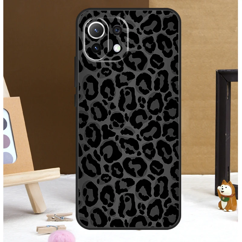 Funda con estampado de leopardo para móvil, carcasa con patrón de guepardo negro para Xiaomi 13T, 14 Pro, 11T, 12T, 12, 13 Lite, POCO X6, X3, X4, X5, F5 Pro, F3, M5s, M6 Pro - imagen 4