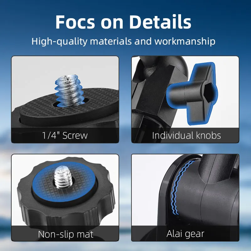 Soporte de coche para DJI Osmo Action 6 5 Pro 4 Insta 360 X5 X4 ACE PRO 2 soporte de teléfono cámara montaje en parabrisas soporte de grabadora de conducción - imagen 4