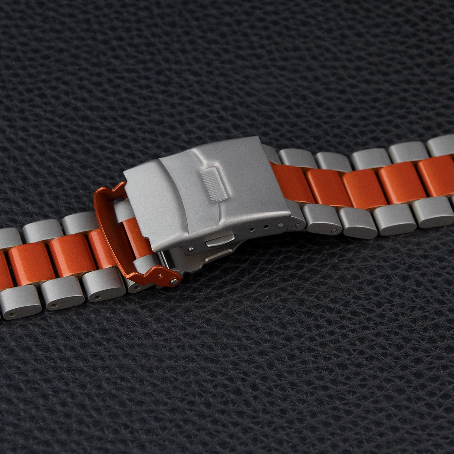 Correa de acero inoxidable para Samsung Galaxy Watch 7 Ultra 47mm sin huecos Correa de hombre para Galaxy Watch 47mm pulsera de Metal de lujo Correa - imagen 5