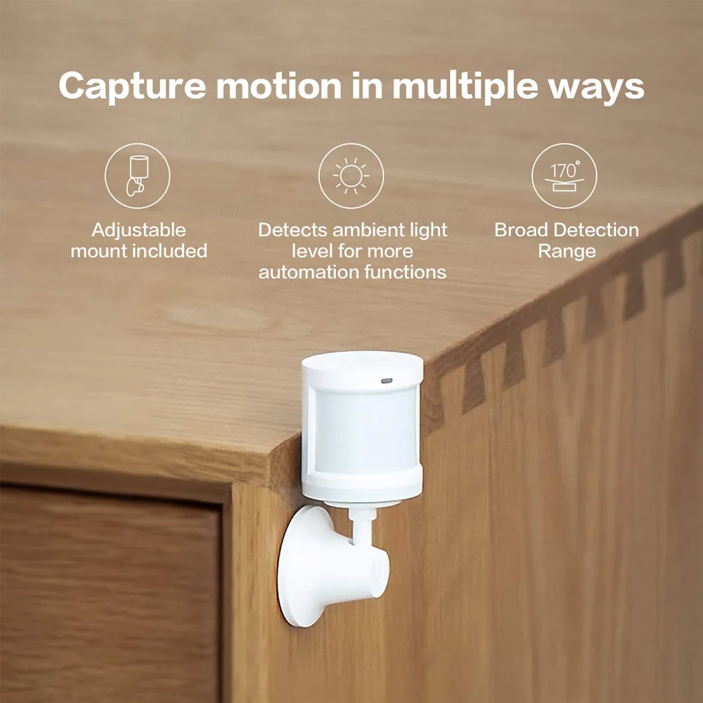 Aqara-Sensor de movimiento inteligente para el hogar, dispositivo automático ZigBee con conexión inalámbrica, Wifi, Gateway Hub para Xiaomi mijia Mi Home - imagen 5
