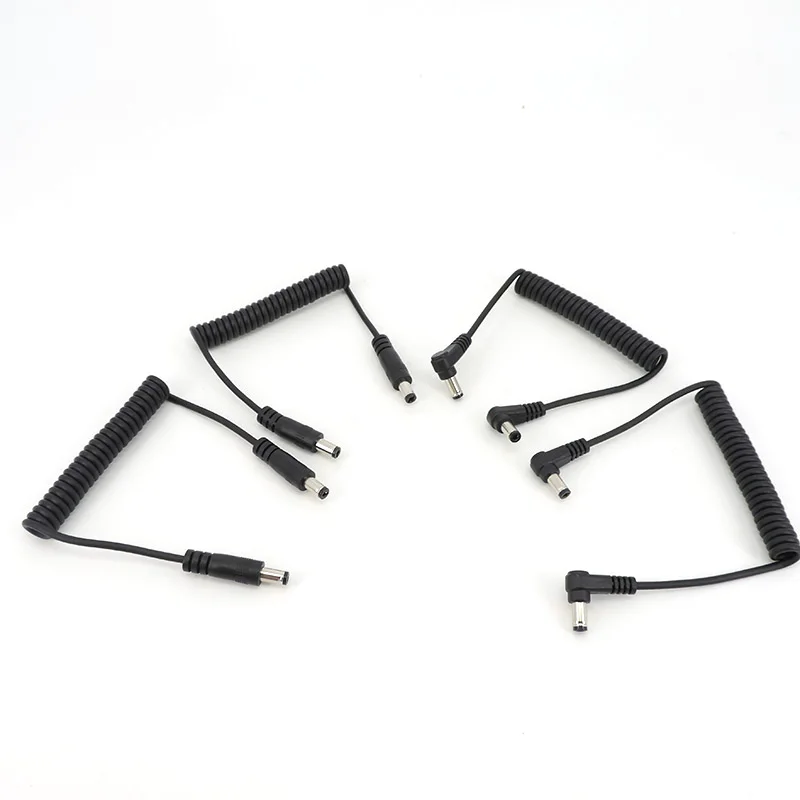Cable de alimentación CC macho a macho con conector de resorte, enchufe de 5,5mm x 2,1mm, Cable de extensión de 5,5x2,5mm para cámara CCTV - imagen 4