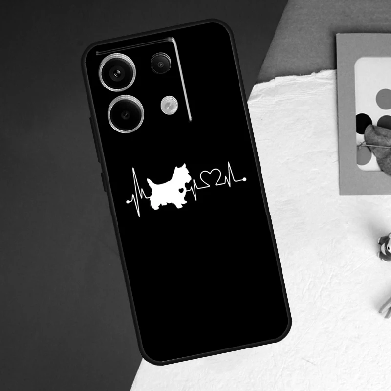West Highland Terrier Westie funda para Redmi Note 13 Pro Plus 9 10 11 12 Pro 9S 10S 11S 12S, Redmi 12 C 10C 13C - imagen 2