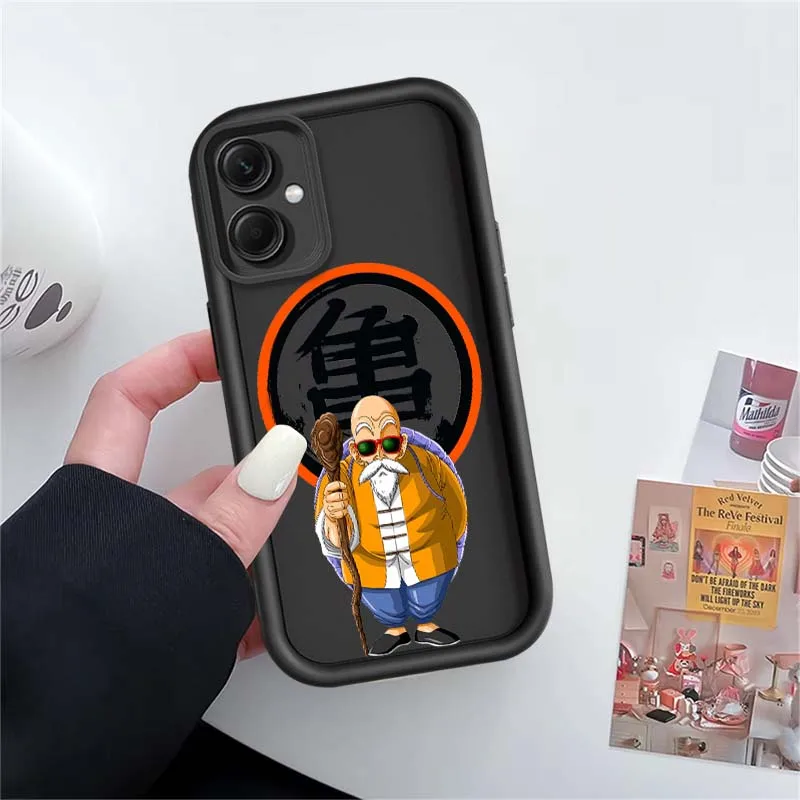 D-Dragon Ball Anime Master Roshi cubierta para Redmi Note 14 13 12 11 13R 12R 12T 11T Pro Plus caja de teléfono con escalera de ojos - imagen 3
