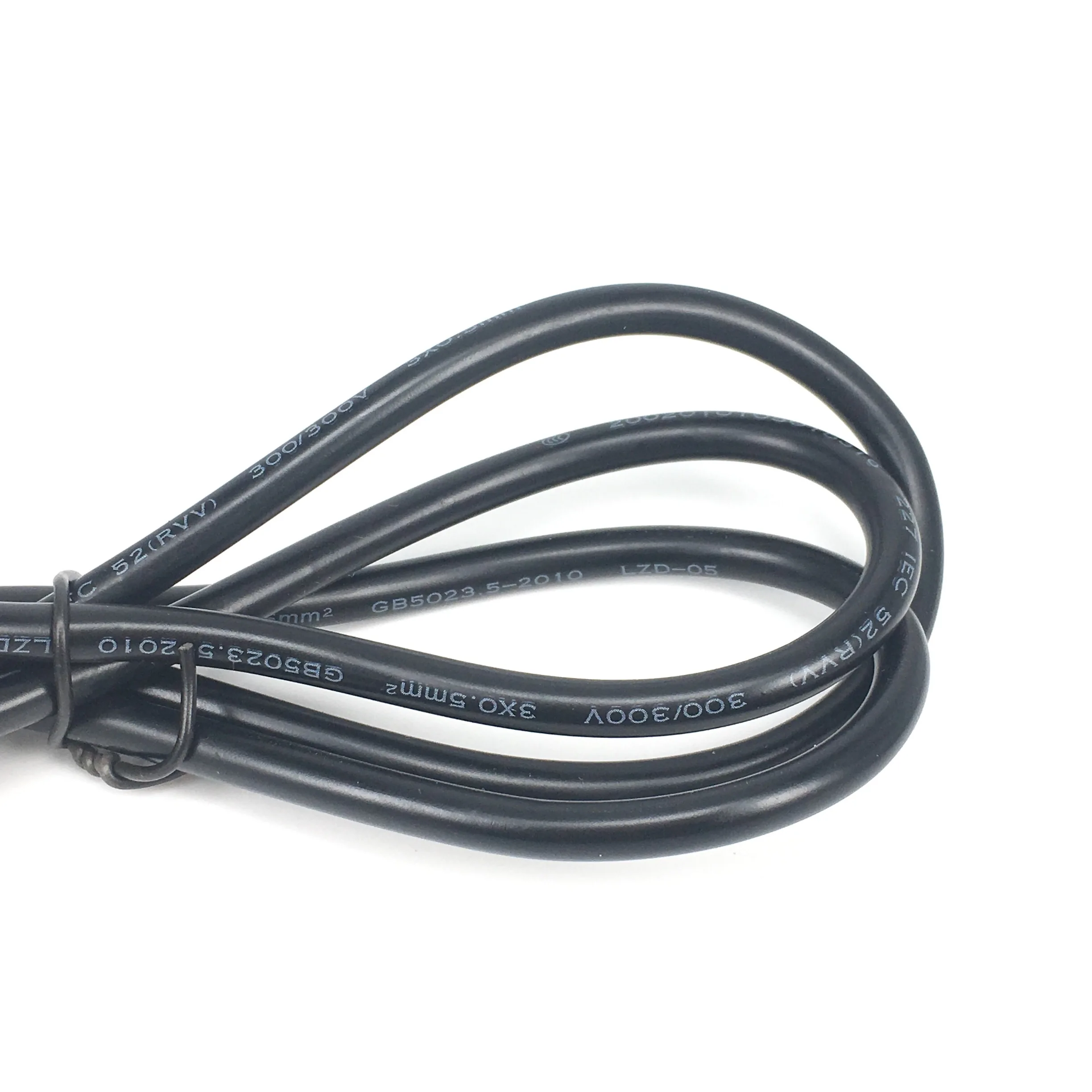 Cable de alimentación de CA europeo de la UE, Cable de extensión de alimentación Euro IEC C5, Cable de alimentación de 1,2 m y 1,5 m para Monitor de ordenador portátil y Notebook - imagen 4