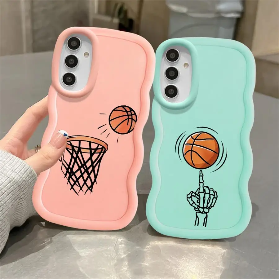 Funda de teléfono suave para Samsung Galaxy A14 A13 A33 A35 A12 A16 A36 A21s A26 A34 A11 A15 juega al baloncesto bien - imagen 2