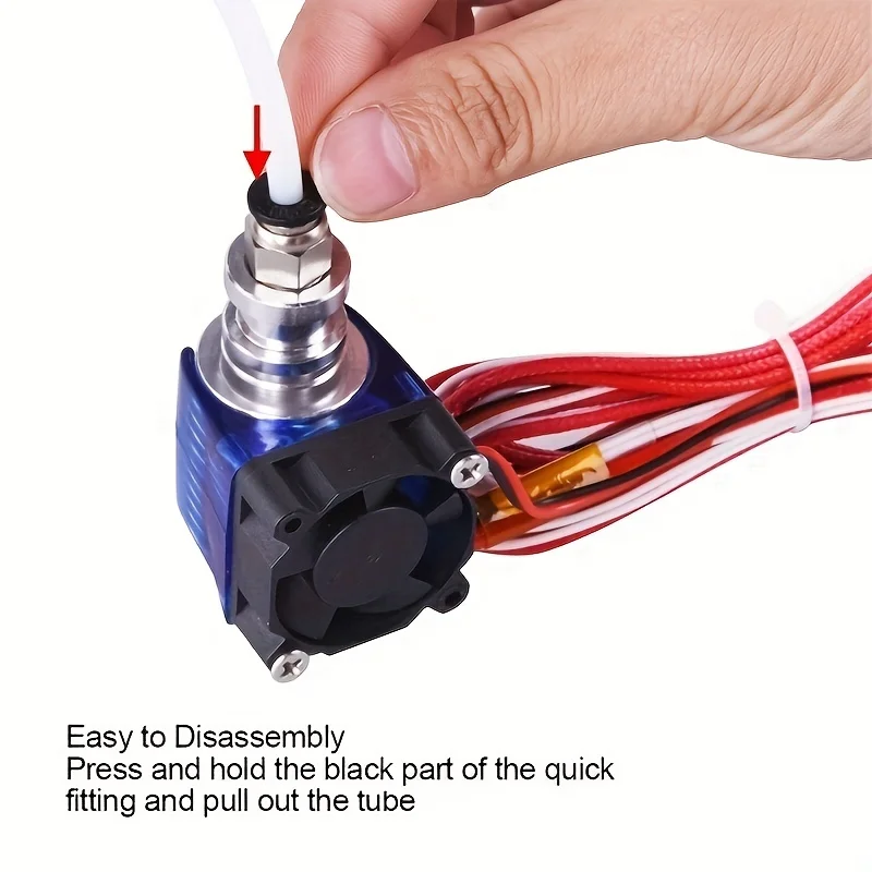 Nuevo Accesorio neumático de PC4-M6 y 5 uds. Conector neumático de PC4-M10 para impresora 3D Creality Ender 3/Pro Ender 5 CR-10/10S - imagen 4