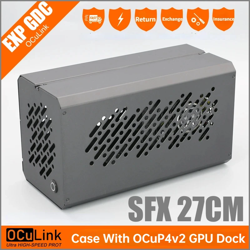 Nuevo OCuP4V2 OCuLink GPU Dock con Chip ReDriver caja de Metal NVME M.2 a adaptador OCulink para ordenador portátil Mini PC a tarjeta gráfica externa - imagen 2