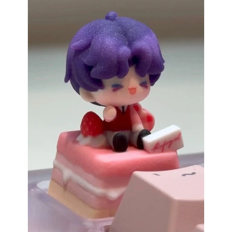 Teclas con tema de amor y espacio profundo, resina 3d, RAFAYEL/SYLUS/XAVIER/ZAYNE, bonitas teclas personalizadas 1U para accesorios de teclado mecánico - imagen 2