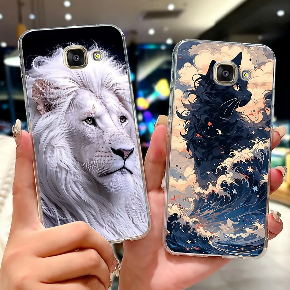 Para Samsung Galaxy A5 2016 2017 funda nueva funda pintada de lujo funda de teléfono de silicona suave para Samsung A5 2017 2016 A510F A520F bolsas - imagen 3