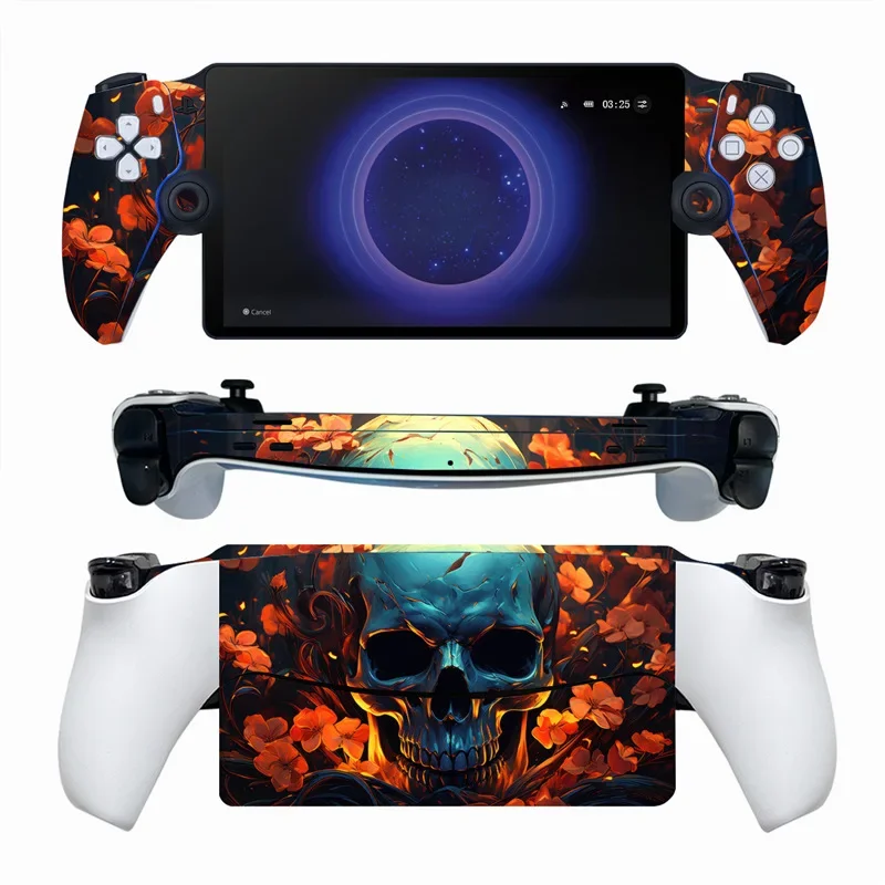 Pegatinas para consola Sony Playstation Portal, funda protectora completa, calcomanía de piel para PS Portal, accesorios de juegos portátiles