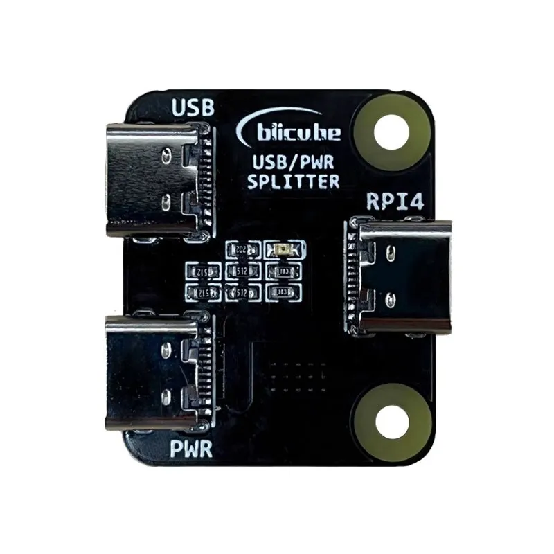 Divisor distribuidor de energía USB para Raspberry Pi BliKVM compatible con placa de desarrollo PiKVM para servidor Overtip de Control remoto - imagen 2