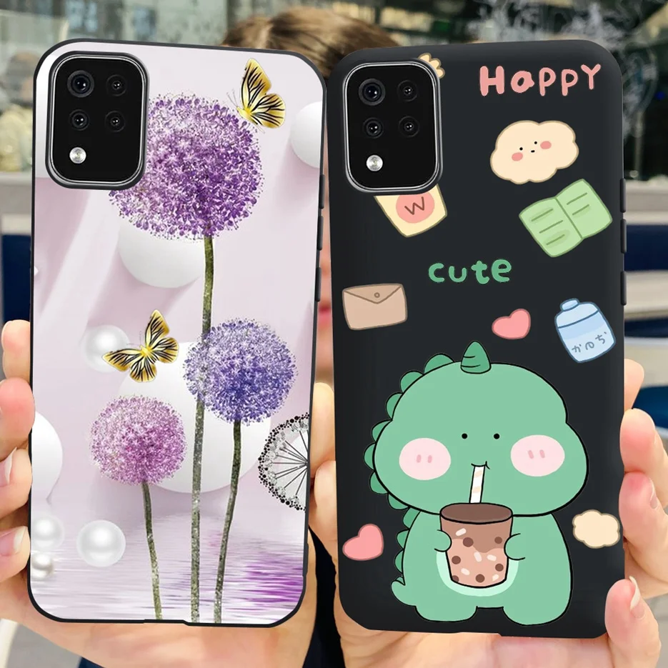 Para LG K42 funda LM-K420 LM-K420H funda pintada de lujo funda de teléfono de silicona suave TPU para LG K42 K 42 LGK42 contraportada 6,6 ''Fundas - imagen 5