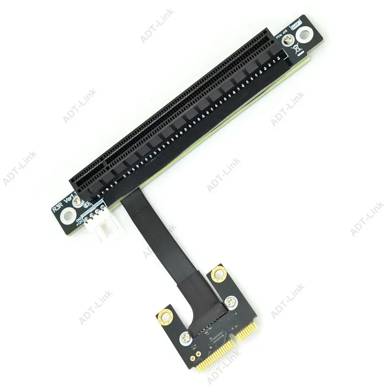 ADT-Link Mini-PCIe a x16 Cable elevador tarjeta de red Wifi inalámbrica extensión PCI-E x16 tarjeta gráfica de vídeo adaptador extensor mPCI-e - imagen 3