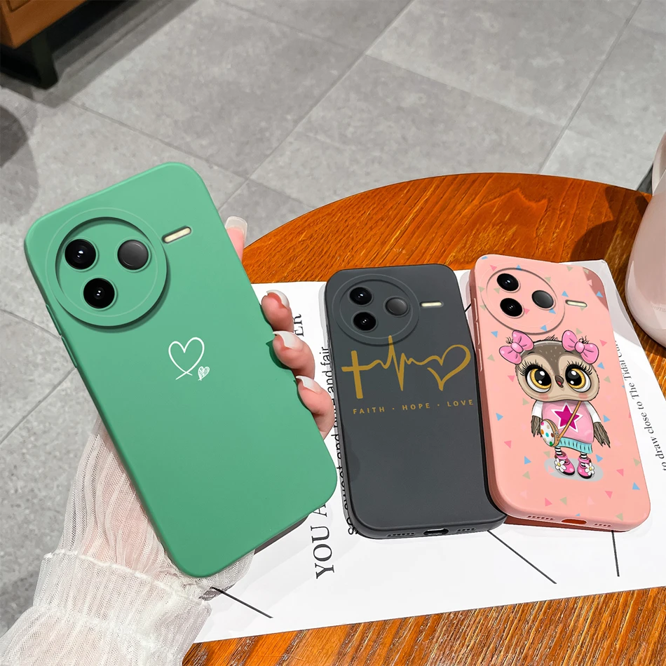 Para POCO F7 Pro Ultra funda bonita mariposa suave funda de teléfono de alta calidad protección de cámara de silicona líquida cubierta trasera a prueba de golpes - imagen 2