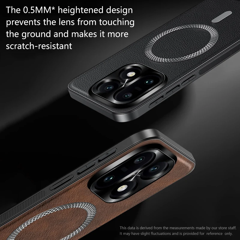 Funda magnética para Oneplus 15 1 + 15 6,78 pulgadas, funda de cuero suave a prueba de golpes Mag-safe, Protector de cámara totalmente metálico, Fundas para teléfono - imagen 5