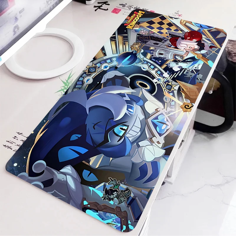 Alfombrilla de ratón grande C-Cookie Run Kingdom, alfombrilla de escritorio de Anime, accesorios para PC, alfombrilla de ratón para juegos de ordenador, alfombrilla de ratón suave Kawaii - imagen 2