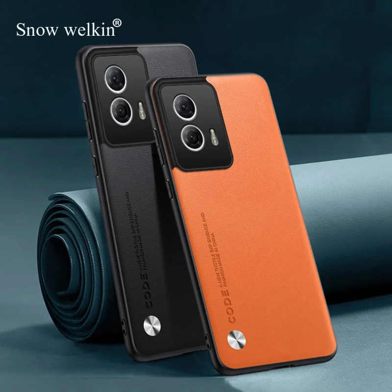 Funda de silicona de lujo de cuero PU a prueba de golpes para Motorola Moto G85 G75 G45 G55 G35 G15 Power G05 funda trasera para teléfono Coque - imagen 2