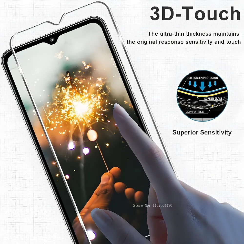 4 protectores de pantalla de película HD para Huawei P30 Lite, vidrio templado táctil sensible para Huawei P30, vidrio de protección duradero - imagen 4