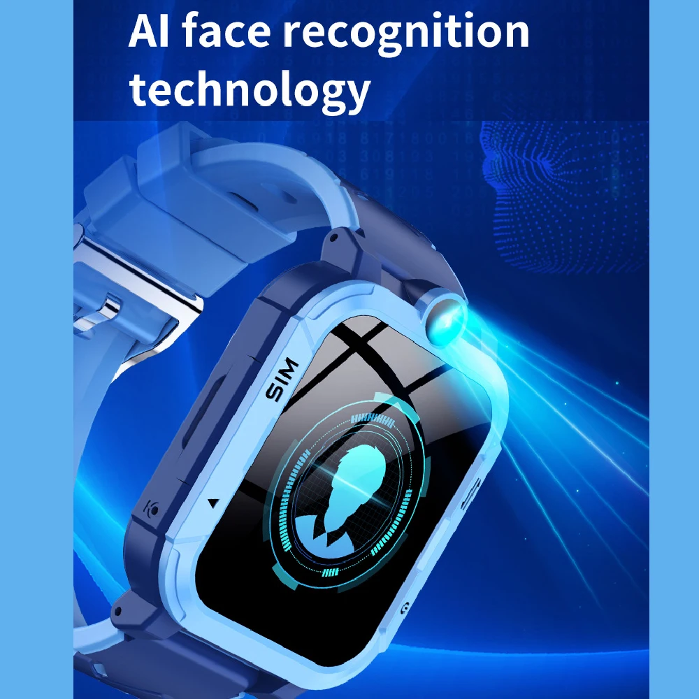 Reloj inteligente 4G para niños, 1 + 8GB, GPS, WiFi, rastreador, ubicación, videollamada, llamada SOS, Monitor trasero, reloj de teléfono, reloj inteligente, regalos para niños y niñas - imagen 4