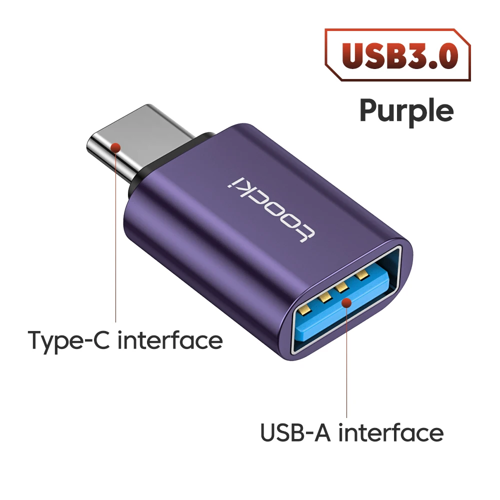 USB3.0 to C Purple