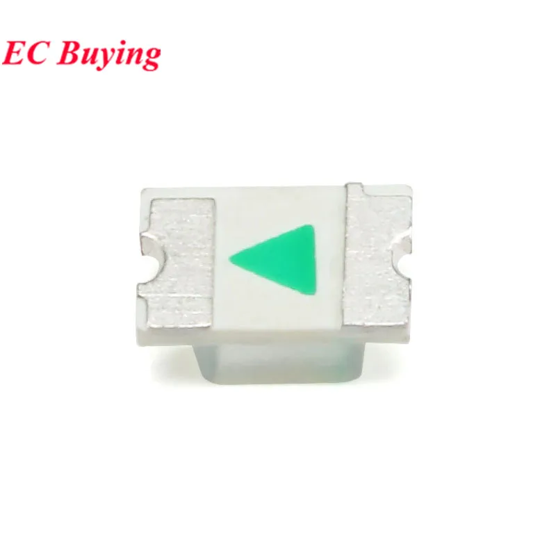 100 Uds 0805 0603 1206 SMD LED Ultra brillante rojo azul amarillo blanco naranja púrpura rosa Color diodo emisor de luz Kit DIY - imagen 4