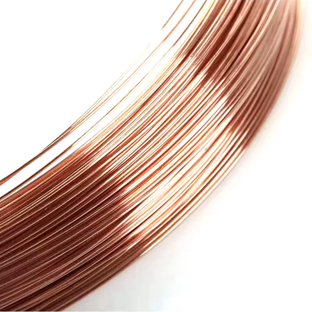 Alambre de cobre de alta calidad, 1,0mm/1,2mm/1mm/1,5mm/2mm/2,5mm/3mm/4mm, cobre rojo T2, alambre desnudo 100% - imagen 4