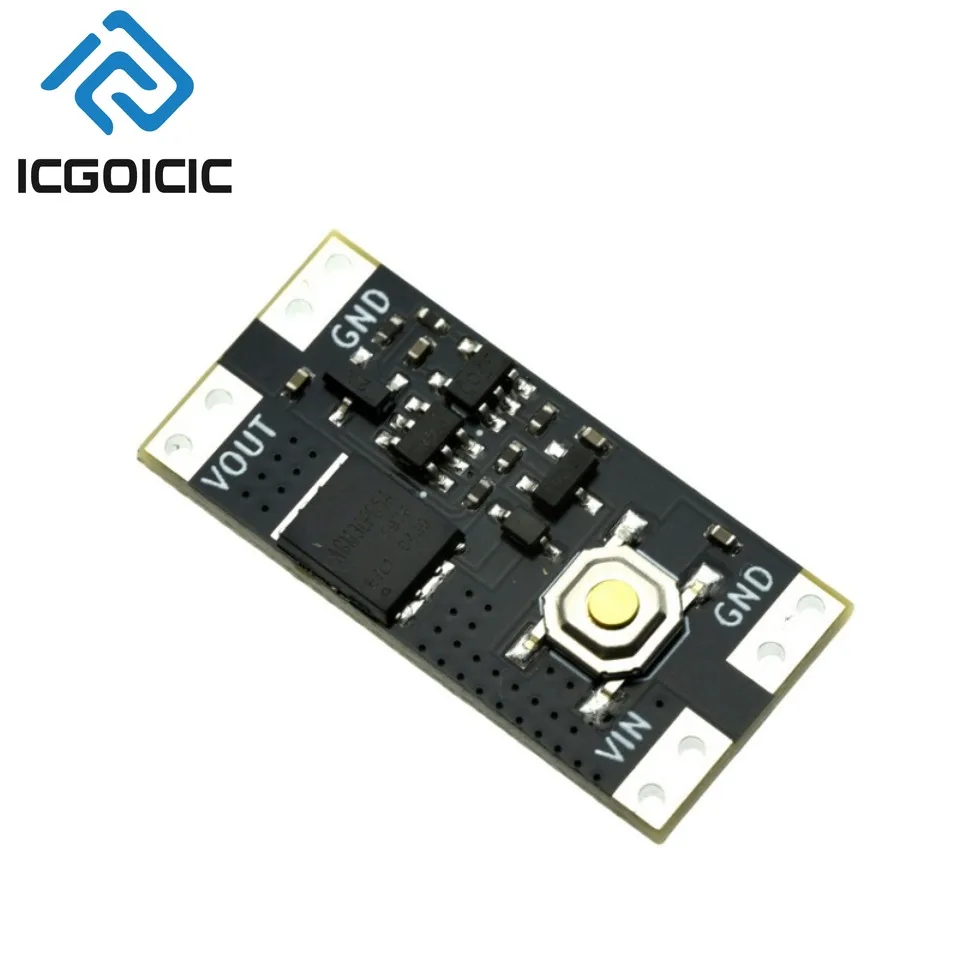 1-10 Uds XL-10AL XL-10AH botón de enlace único biestable Micro módulo de interruptor de una sola tecla 3,5-5,4 V 4,5-26V 300nA 1,3uA carga 10A baja potencia - imagen 5