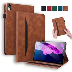 Para Lenovo P11 Funda de cuero de lujo con tapa para Funda Lenovo Tab P11 TB-J606F L Funda para tableta Lenovo Xiaoxin Pad P11 Plus