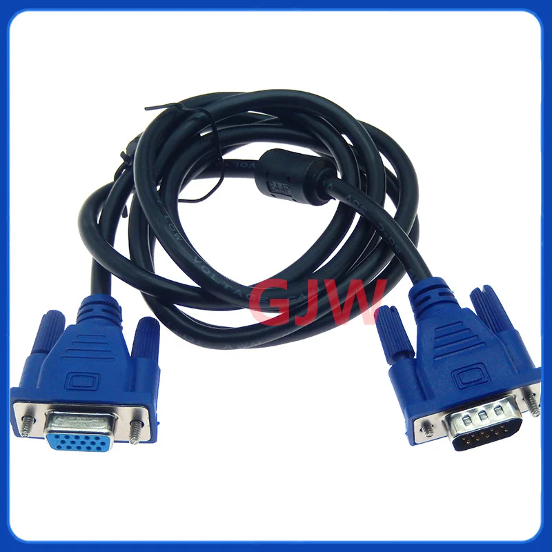 1 Uds Cable VGA macho a hembra blindaje trenzado alta Premium HDTV VGA ordenador Tv pantalla señal Cable corto 1,5 m - imagen 4