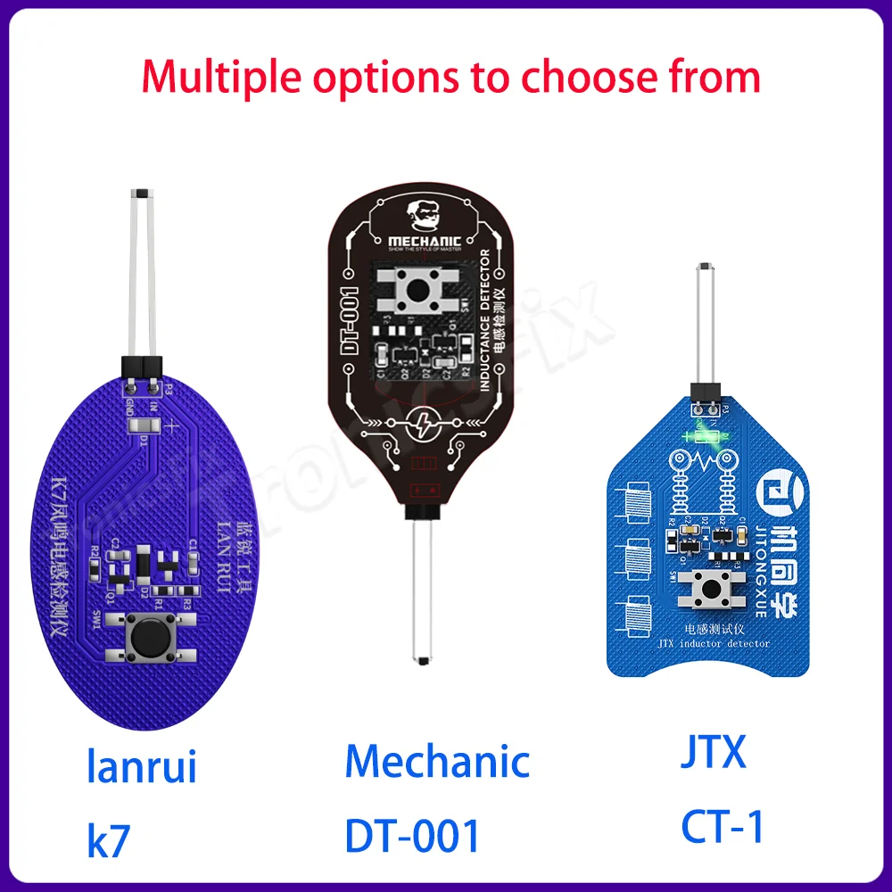 LANRUI-probador de bobina K7, herramienta de detección de Inductor de placa base para reparación de PC, inducción electromagnética, control rápido de fallos - imagen 2