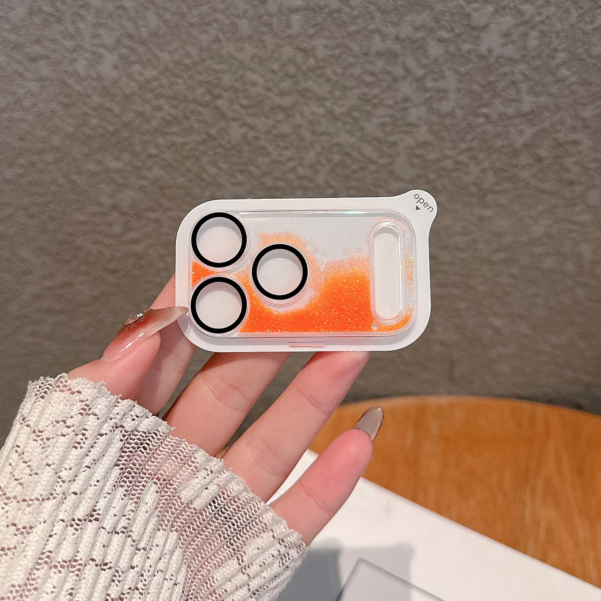 Protector de cámara brillante Quicksand para iPhone 17 Pro Max 17 Pro, película de lente con purpurina, protección completa de silicona antiarañazos para cámara - imagen 2