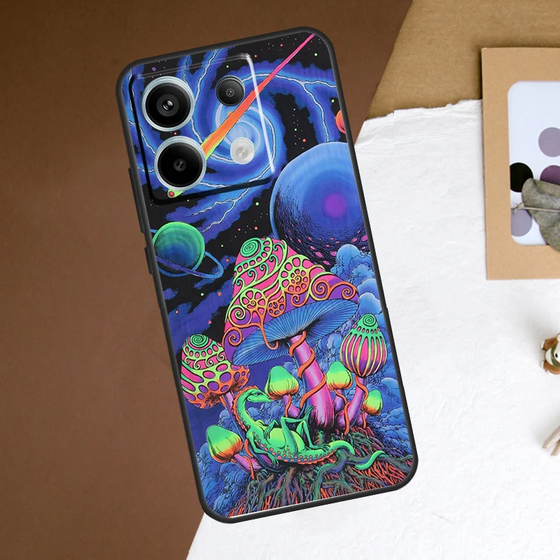 Funda psicodélica de setas para Xiaomi Redmi Note 14 13 12 11 10 9 Pro 10S 11S 12S 15C 15 14C 13C 10C 12C - imagen 4