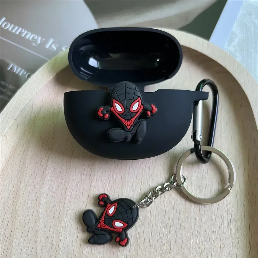 Funda de silicona con dibujos animados para auriculares Oppo Enco Air 4 Pro, Protector de auriculares a prueba de polvo, caja de carga para Oppo Enco Air 3 Pro - imagen 4