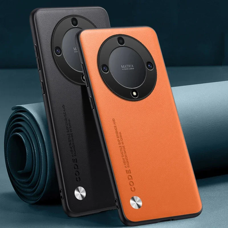 Funda de teléfono de cuero de lujo para Honor Magic 6 Lite 5G, funda protectora de silicona a prueba de golpes para Honor X9B Magic6 Lite 6Lite - imagen 4