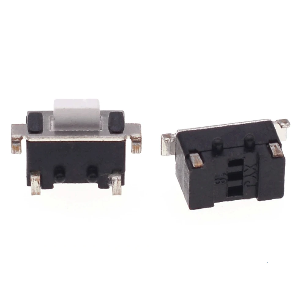 10 Uds interruptor táctil 3*6*5MM nuevo interruptor de presión lateral grande blanco Vertical parche 2 patas interruptor de microbotón - imagen 2