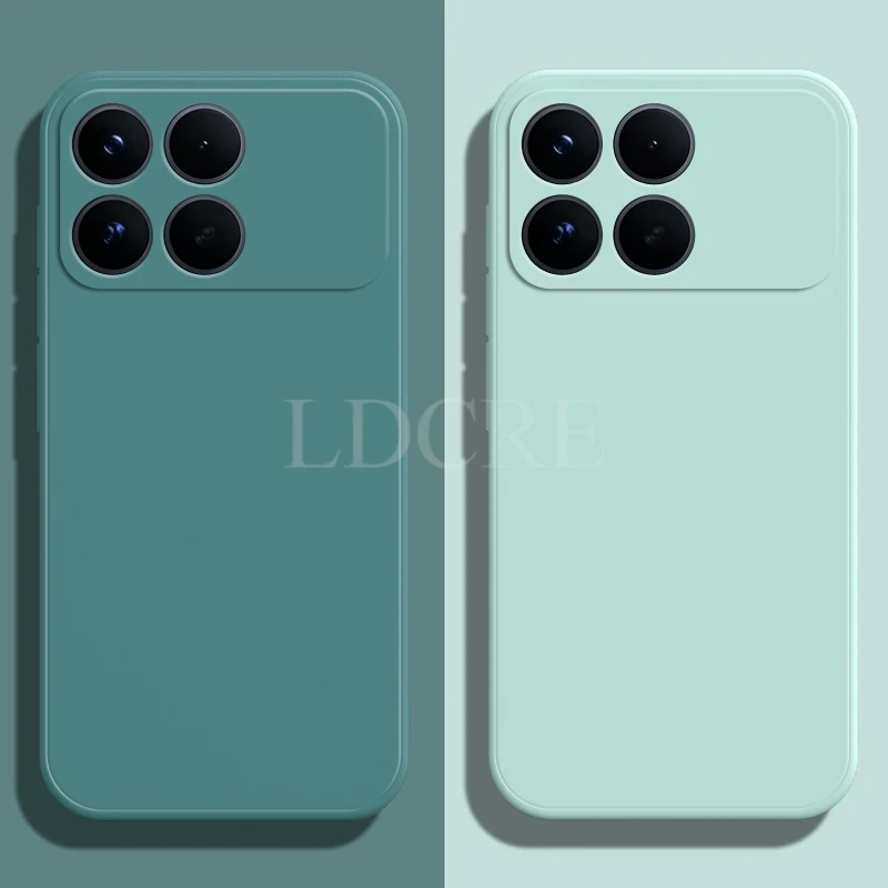 Para Xiaomi POCO F8 Pro funda de silicona líquida POCO F8 Pro funda TPU Protector de teléfono de goma lisa funda POCO F8 Pro