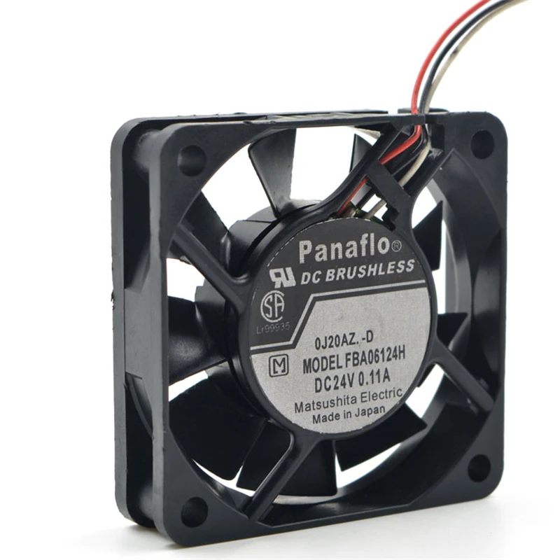 Ventilador de refrigeración de 3 cables, inversor original, nuevo, FBA06T24H 6015 6cm DC24V 0.11A - imagen 4