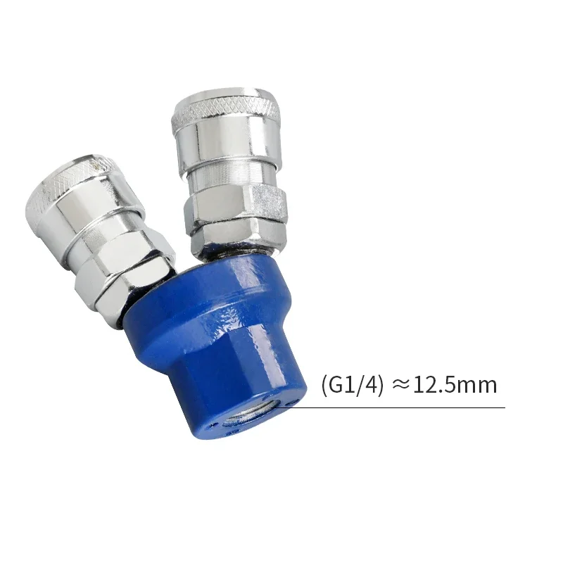 Componentes neumáticos tipo C conexión de conector rápido T redondo herramienta de enchufe bidireccional accesorios de compresor de aire - imagen 5