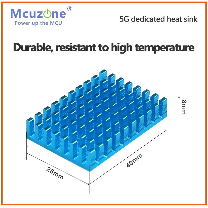 5G module heat sink,Durable, resistant to high temperature，support RM551E，RM530N，RM520N，FM350，FM160 - imagen 2