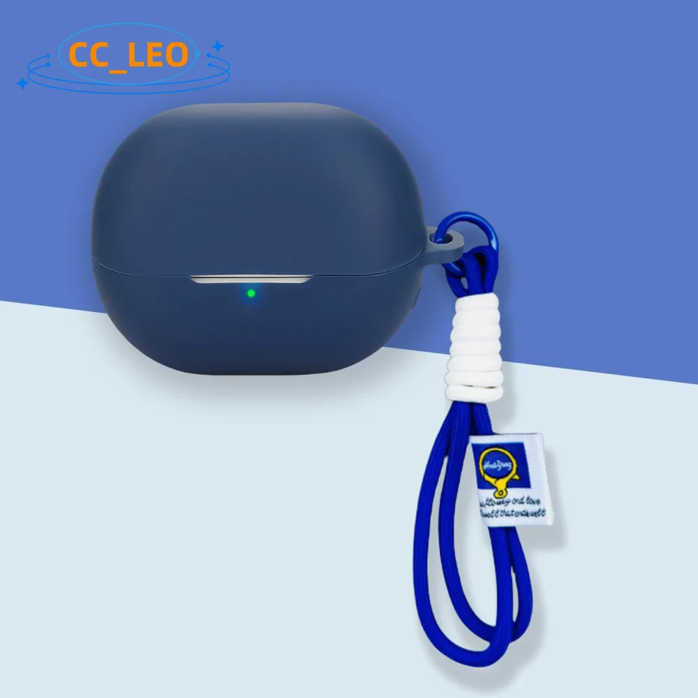 Para SoundPeats H3 funda bonita con colgante de cordón funda suave de silicona SoundPeats H3 funda protectora a prueba de golpes - imagen 4