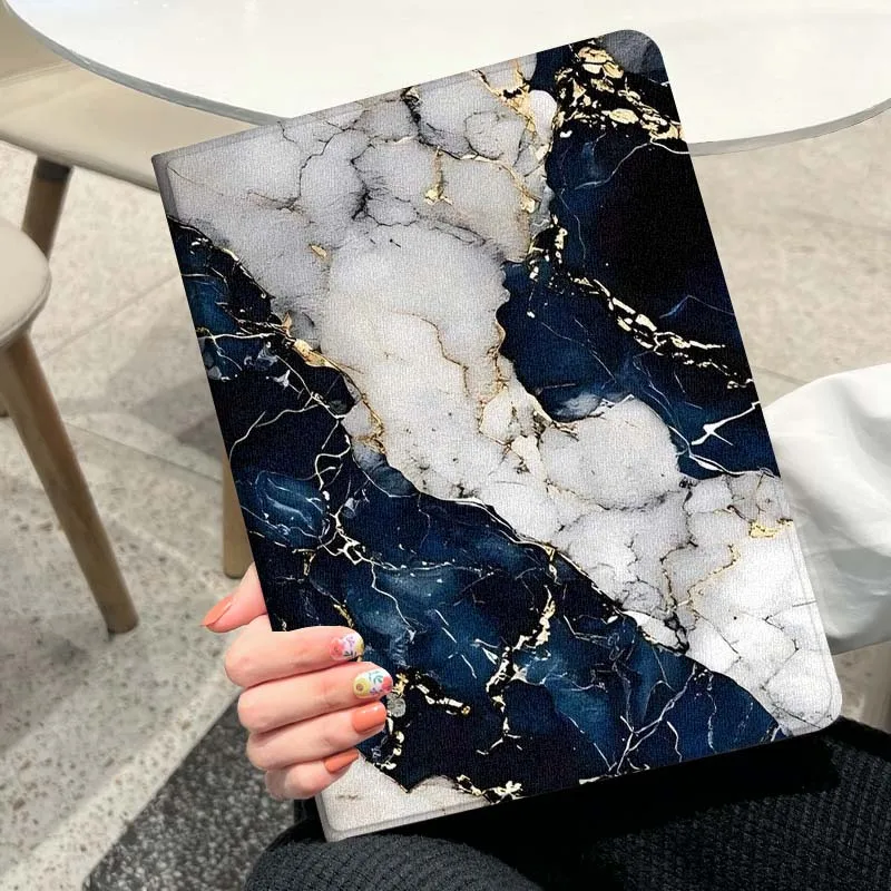 Textura creativa mármol fresco para Xiaomi Redmi Mi Pad 2 4 5 6 6s 7 8 11 12,5 12,4 11,2 8,7 SE Pro Plus Max funda para tableta - imagen 2