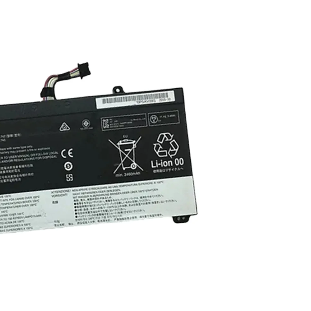 11,4 V 44WH 00NY639 SB10K12721 batería de ordenador portátil para Lenovo ThinkPad T550 T560 W550S 45N1740 45N1741 45N1742 45N1743 - imagen 4