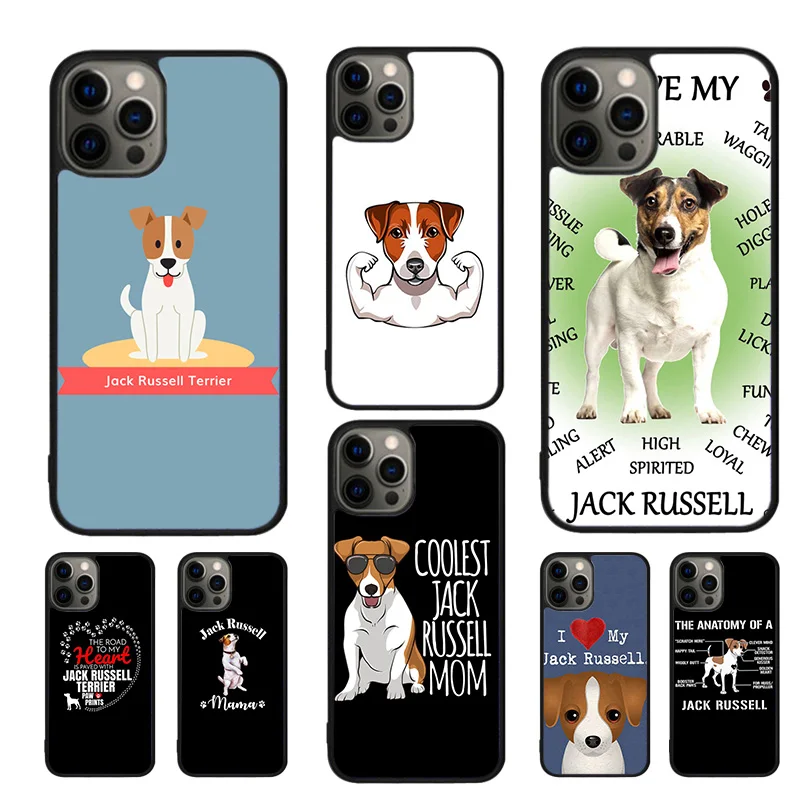 Fundas para teléfono móvil Jack Russell Terrier Dog, funda para iPhone 16 15 14 12 13 mini 11 Pro MAX apple 6 7 8 Plus SE2020 Coque